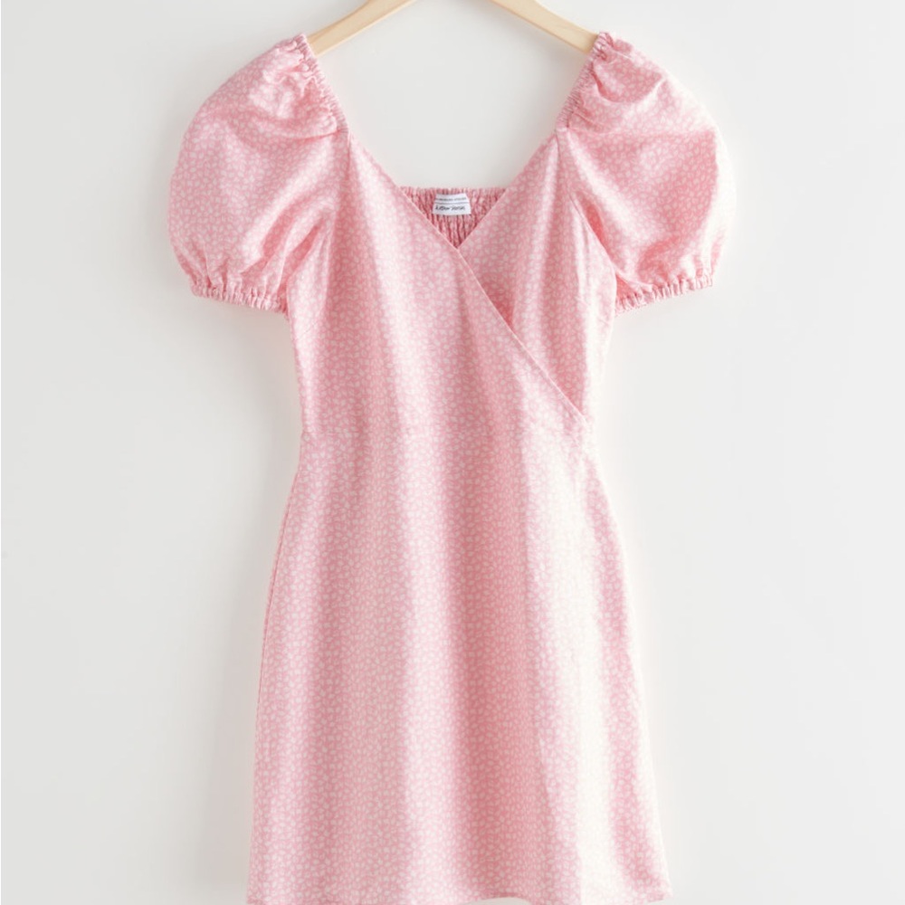 & Other Stories puff sleeve dress